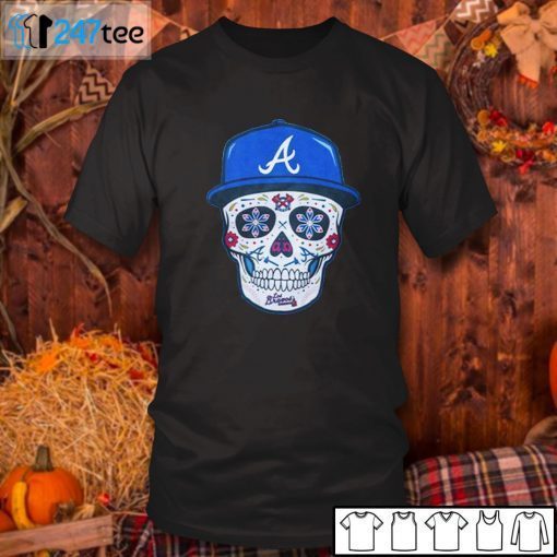 Chris Martin Atlanta Braves Sugar Skull Unisex Shirt