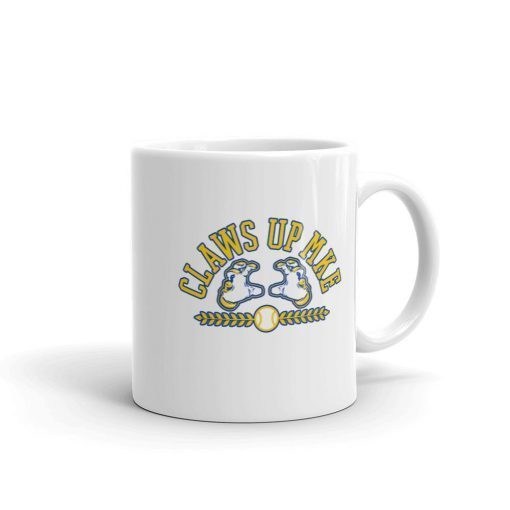 Claws Up MKE Milwaukee Baseball Mug Souvenir