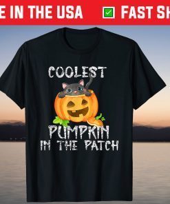 Coolest Pumpkin In The Patch Halloween Shirts