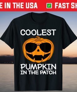 Coolest Pumpkin In The Patch Scary Halloween T-Shirt