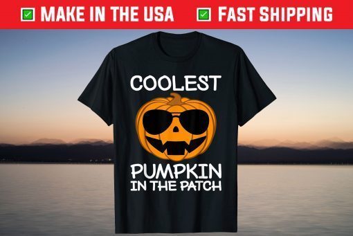 Coolest Pumpkin In The Patch Scary Halloween T-Shirt