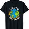 CureFest Around the World Globe Design Unisex T-Shirt