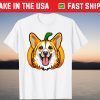 Cute Corgi Pumpkin Halloween Funny Dog Lovers Thanksgiving Classic T-Shirt