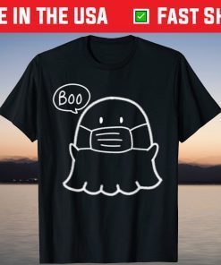 Cute Ghost Boo With Mask Halloween Shirt