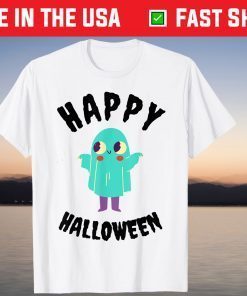 Cute Ghost Happy Halloween T-Shirt