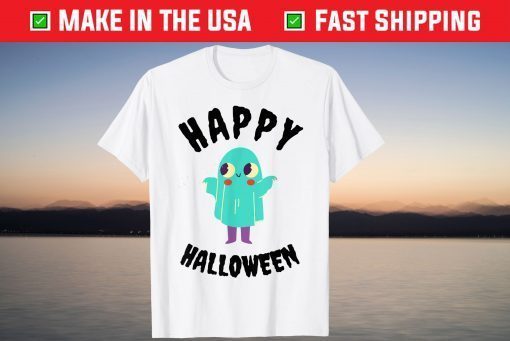 Cute Ghost Happy Halloween T-Shirt