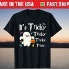 Cute It's Tricky Halloween Ghost Costume T-Shirt