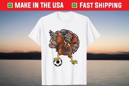 Dabbing Turkey Football Players Soccer Sport Lover T-Shirt