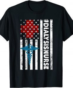 Dialysis Nurse Flag Unisex Shirt