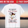 Don't Piss Me Off Unicorn Witch Hat Halloween T-Shirt