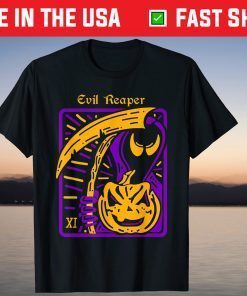 Evil Reaper Tarot Card Halloween T-Shirt