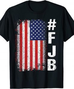#FJB FJB Pro America US Distressed Flag F Biden Anti-Biden Unisex Shirt