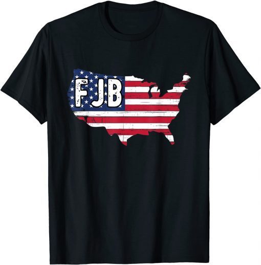 FJB Pro America US Distressed Flag F Biden FJB Anti Biden Unisex Shirt