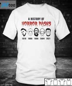 Friends A History Of Horror Masks 2021 Halloween Bleach Unisex Shirt