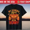 Funny My Gaming Skills Are Scary Halloween Gamer T-Shirt