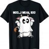 Ghost Cow Moo I Mean Boo Pumpkin Moon Halloween 2021 Shirt