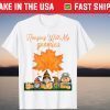 Gnome Fall Hanging With My Gnomies Maple Truck Pumpkin Group T-Shirt