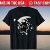 Halloween Costume Death Rides A Black Cat T-Shirt