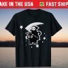 Halloween Costume Death Rides A Black Cat T-Shirt