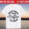 Halloween Hocus Pocus I Need Coffee To Focus, Coffee Lovers T-Shirt