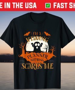 Halloween I'm Wedding Planner Nothing Scares Me T-Shirt