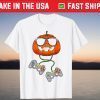 Halloween Jack O Lantern Gamer Halloween T-Shirt