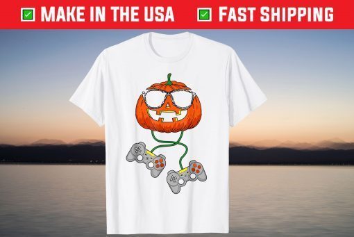 Halloween Jack O Lantern Gamer Halloween T-Shirt