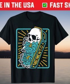 Halloween Memento Mori Latin Occult Tarot Card Illustration T-Shirt