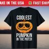 Halloween Pumpkin Face Patch Costume Happy Halloween 2021 T-Shirt