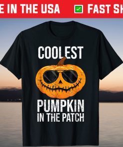 Halloween Pumpkin Face Patch Costume Happy Halloween 2021 T-Shirt