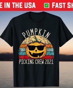 Halloween Pumpkin Picking Crew 2021 Gift Shirt