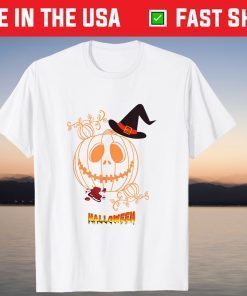 Halloween Pumpkin Print T-Shirt