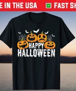 Halloween Pumpkins Monster Pumpkin Costume Happy Halloween T-Shirt