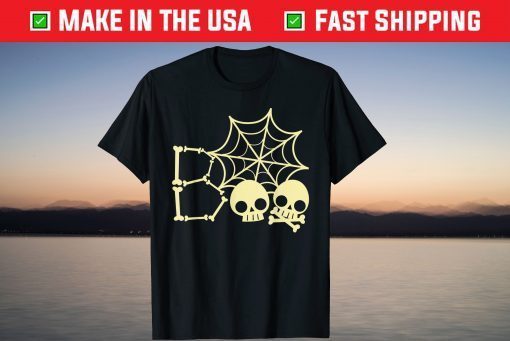 Halloween Skeleton Skull Boo T-Shirt