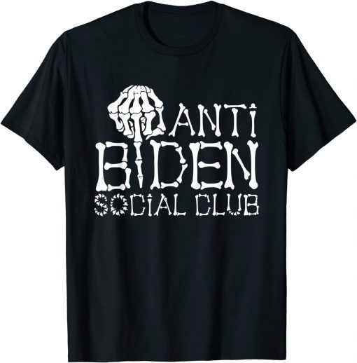 Halloween skeleton - Anti Biden Social Club Unisex Shirt