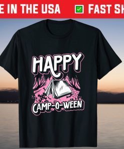 Happy Campoween Happy Camp O Ween Fall Halloween Camping Shirt