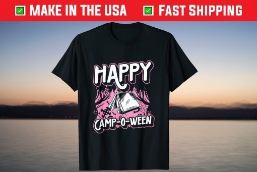 Happy Campoween Happy Camp O Ween Fall Halloween Camping Shirt