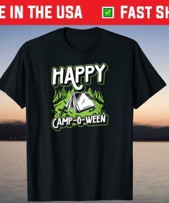 Happy Campoween Happy Camp O Ween Fall Halloween Camping T-Shirt