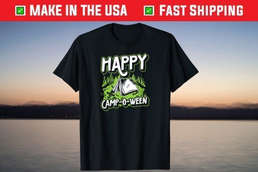 Happy Campoween Happy Camp O Ween Fall Halloween Camping T-Shirt