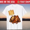 Happy Hallothanksmas Turkey T-Shirt