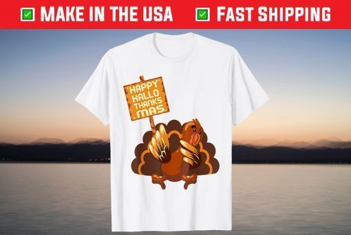 Happy Hallothanksmas Turkey T-Shirt