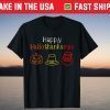 Happy Hallothanksmas for Halloween Thanksgiving Christmas T-Shirt