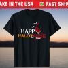 Happy Hallow Wine on October 31 Halloween T-Shirt