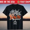 Happy Halloween BOO Spiders Spider Web Pumpkin T-Shirt