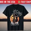 Happy Halloween Cat Witch T-Shirt