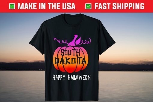 Happy Halloween For South Dakota Women Boo Pumpkin Us 2021 Shirt