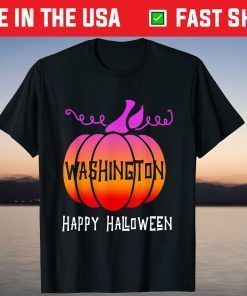 Happy Halloween For Washington Boo Pumpkin T-Shirt