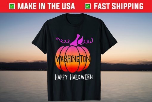 Happy Halloween For Washington Boo Pumpkin T-Shirt