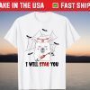Happy Halloween Lama Nurse Vaccinated T-Shirt