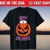 Happy Halloween Nurse Pumpkin Easy Costume T-Shirt